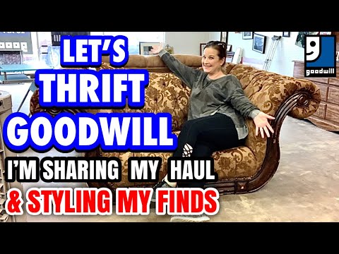 I wasn’t arguing with her! GOODWILL THRIFT WITH ME & THRIFT HAUL + see my finds styled!