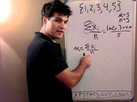 What is a "Standard Deviation?"  and where does that formula come from