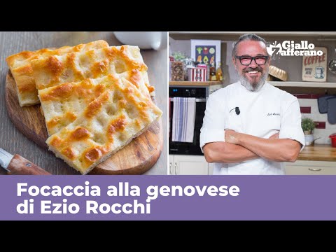 FOCACCIA GENOVESE di Ezio Rocchi - RICETTA ORIGINALE PERFETTA