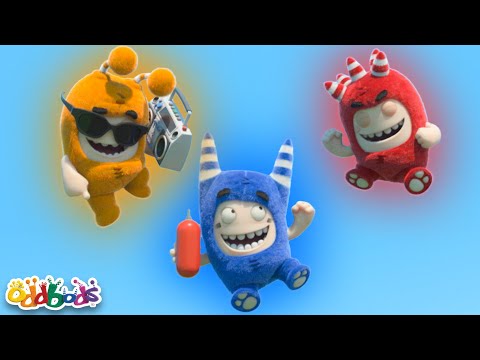 Rainbow Balloon Bods | Hebrew Cartoons for Kids | Anime | Oddbods - Oddbods In Hebrew