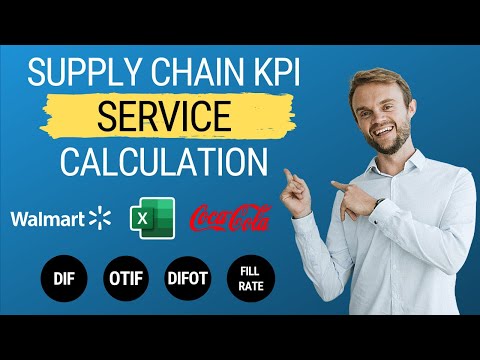 Supply Chain KPI Service: OTIF, DIFOT, Fill Rate: Calculation & Formulas in Excel