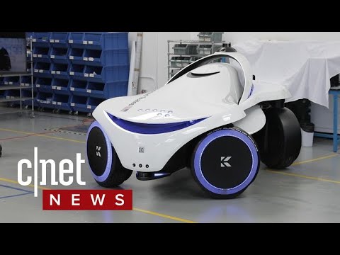 This security robot can detect weapons (CNET News)