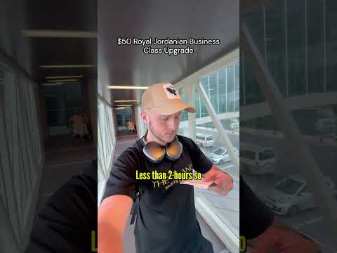 $50 Royal Jordanian Business Class Upgrade