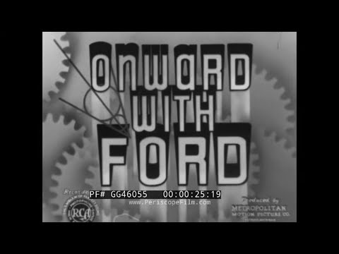 " THE STORY OF A GREAT DAY " INTRODUCTION OF 1937 FORD CARS TO DEALERS w/ HENRY & EDSEL FORD GG46055