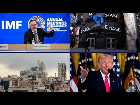 Bloomberg News Now: Markets Rally as Iran Signals Hormuz Pause; Lagarde, IMF, Fed, Big Banks, Amazon