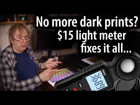 No more dark prints? How a $15 light meter & viewing lighting lets you match your prints to any room