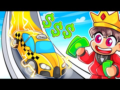 Spending $100,000 To Become BEST Taxi Driver in Roblox!