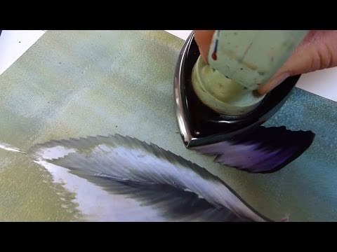 Encaustic Blättertechnik / Encaustic Leaves Technique