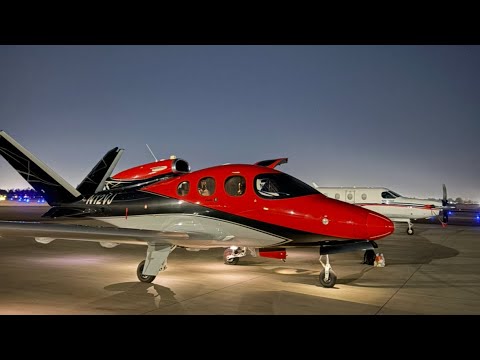 Turbulent Flight in a Private Jet! Cirrus Vision Jet to Lake Havasu