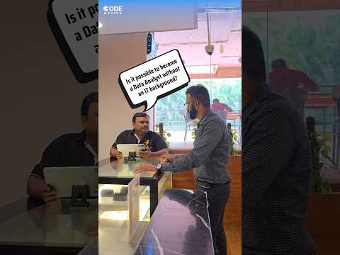 Can you become a Data Analyst without an IT background? #shorts #data #dataanalyst datascientist