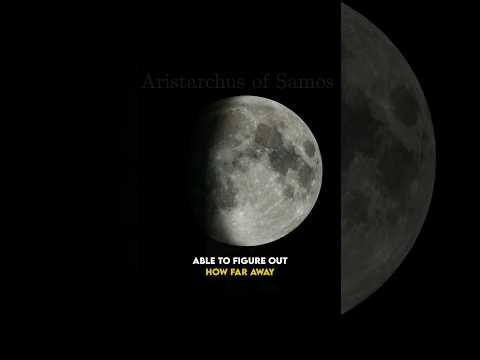 How Aristarchus deduced the distance to the moon