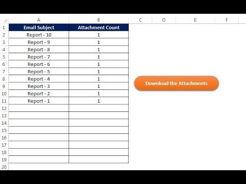 Download Attachments From Multiple Emails