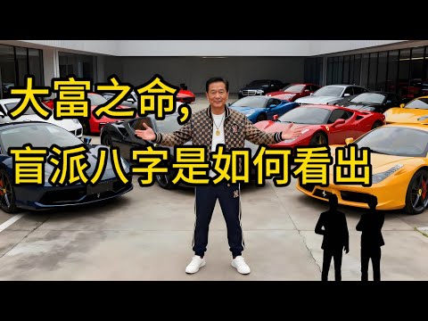 大富之命, 盲派八字是如何看出?