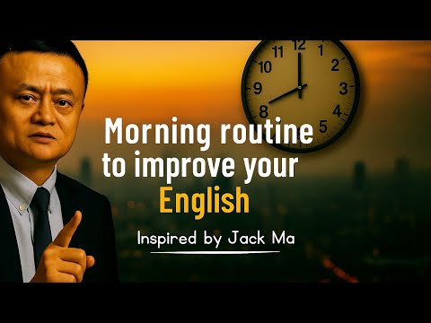 Morning Routine to Improve Your English – Inspired by Jack Ma
