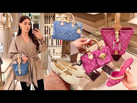 Louis Vuitton Monogram Denim Bags & New Shoes 🩷🩵 Nautical Collection Luxury Shopping