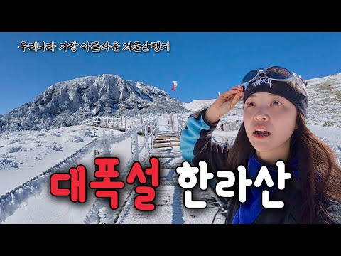 What happens when you suddenly go to Hallasan Mountain in the middle of a snowy winter?