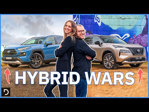 Nissan X-Trail Vs Toyota RAV4 | Can The New X-Trail Beat This Favourite Hybrid SUV? | Drive.com.au
