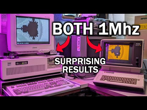 Is an IBM PC usable at the same clock speed as an Apple II?