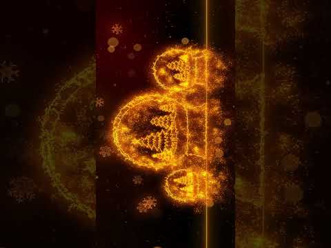 4K Christmas Screensaver! Sparkling Abstract Snow Globe in 4K