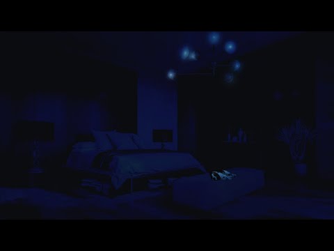 Dark Room with Muffled Sounds of Rain and Thunder for Relaxation, Peaceful Deep Sleep