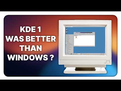 The first version of KDE was VERY different!