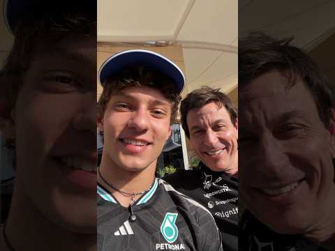 Toto and Kimi wish George a Happy Birthday 🥳😂 #f1 #georgerussell #mercedesf1