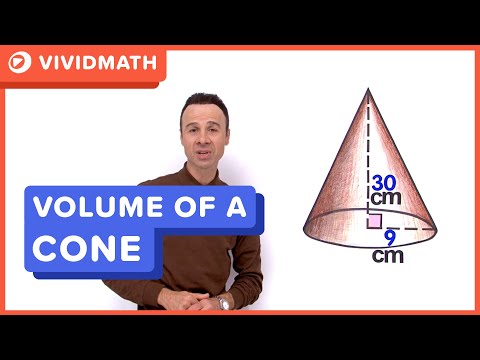 Volume of a Cone - VividMath.com