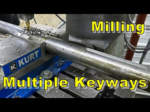 Milling Multiple Keyways in Alignment on a Bridgeport Milling Machine - Manual Machinist