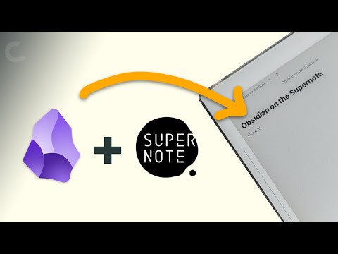 Using Obsidian on the Supernote 👏