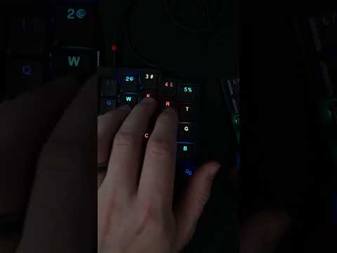 This RGB animation is 👌 #shorts #zsa #thevoyager #mechanicalkeyboard