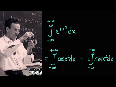 The coolest way to evaluate the Fresnel integrals (Feynman's technique)