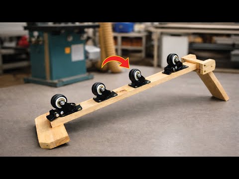 A practical invention by a 60-year-old carpenter! Amazing creative ideas from wood.
