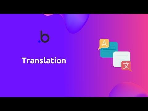 Add Translation to your Bubble application