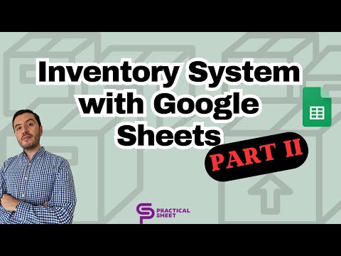 Create an INVENTORY Dashboard in Google Sheets - 📊 New Table Features!