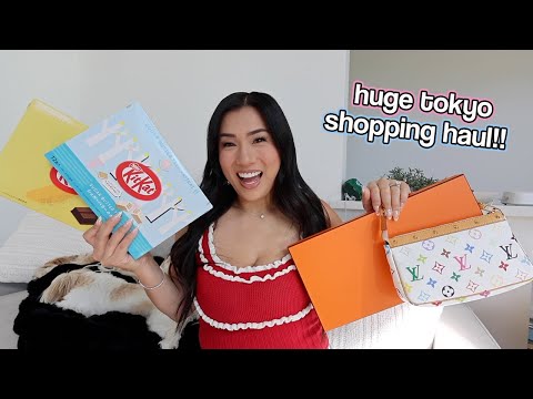 WHAT I BOUGHT IN JAPAN!! Huge Tokyo Shopping Haul! Luxury, Skincare, Snacks & More!!