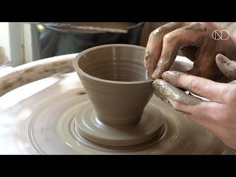 물레로 만드는 도자기 커피 드리퍼 : Making a ceramic Coffee Dripper [ONDO STUDIO]
