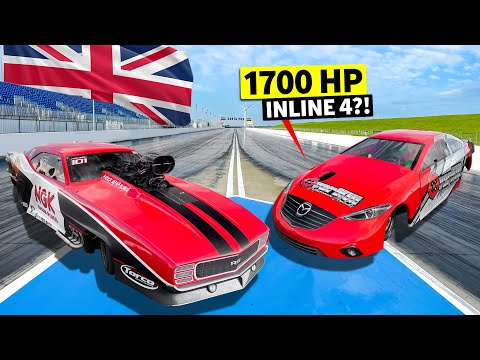 OUR HIGHEST HP DRAG RACE YET! 1700hp Mazdaspeed6 vs 2900hp Pro Mod Camaro