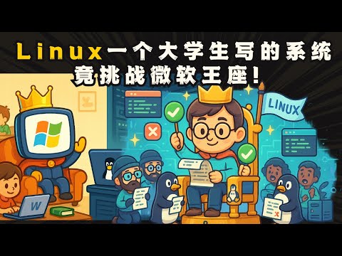 一个大学生写的系统,竟挑战微软王座!Linux的逆袭之路!