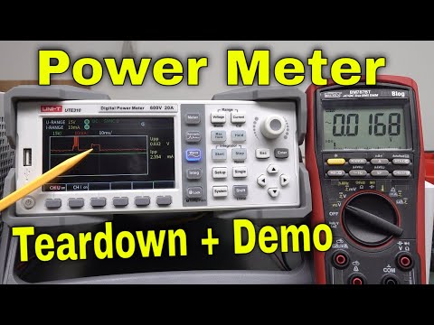 EEVblog 1693 - Uni-T UTE310 Power Meter Teardown & Practical Demo