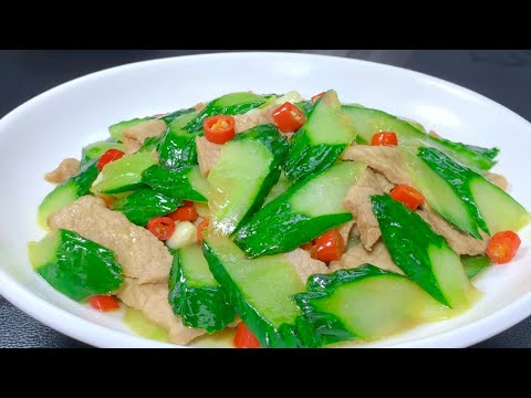 黄瓜不要凉拌着吃了，酒店大厨教我步骤，出锅营养好吃又下饭，记得收藏#美食製作 #美食教程 #家常菜