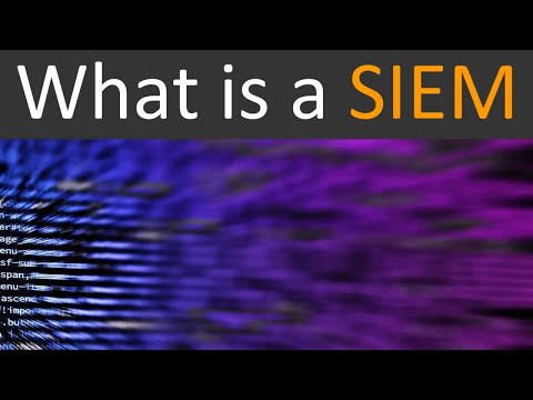 What is a SIEM in Cyber Security?
