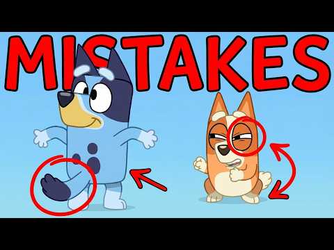 THE WORST MISTAKES IN BLUEY