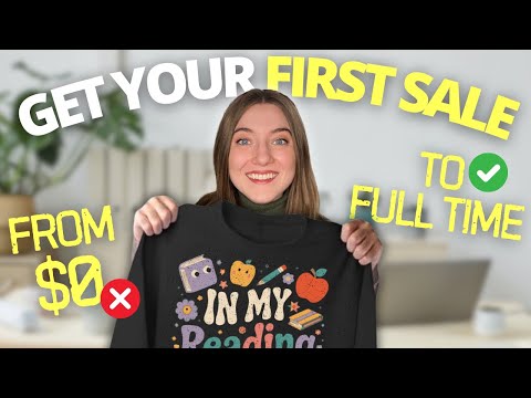 From $0 to First Sale: 7 Things I Did That Changed Everything in my Print on Demand Business