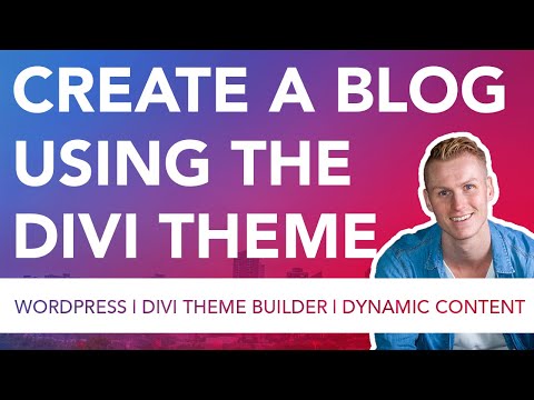 Create Blogposts and the Blogpage Using Divi 4.0