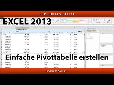 Pivot-Tabelle erstellen total leicht (Excel)