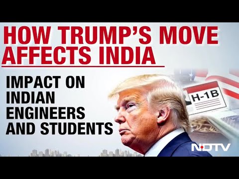 Trump On H1B Visas | Trump Imposes $100,000 Fee On H-1B Visas: How It May Impact Indians