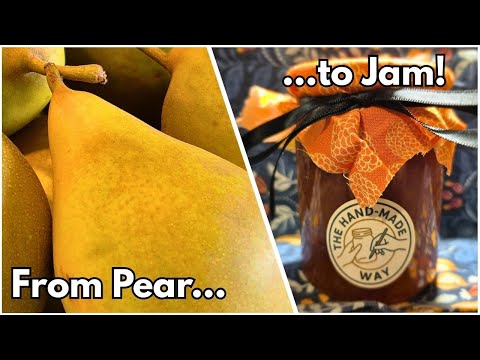 How to Make Pear Jam No Pectin | Just 3 Ingredients + Spices