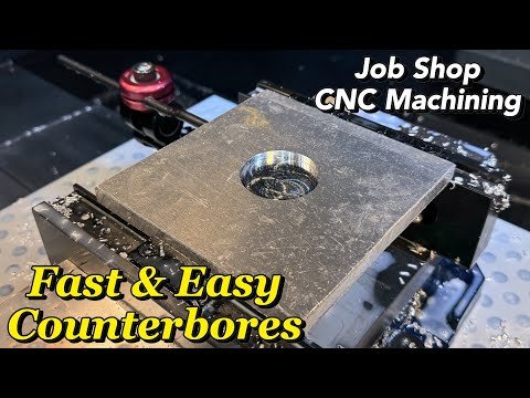 Machining Counterbores in Aluminum Floor Plates