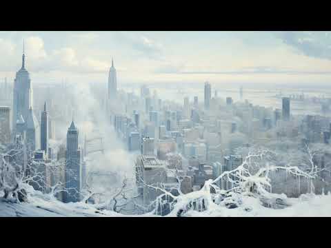 Winter landscape screensaver | snowy TV Art for Samsung Frame TV | Smart TV paintings | wall decor