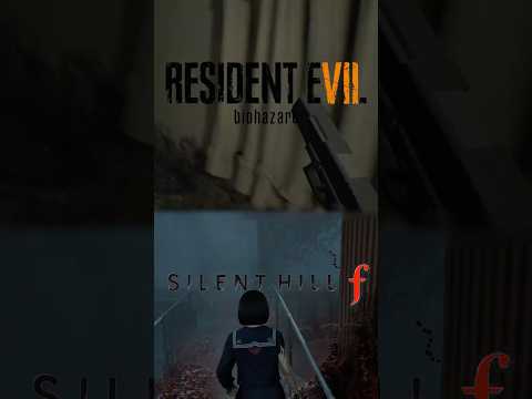 SILENT HILL f = RE7 🪓 #shorts
